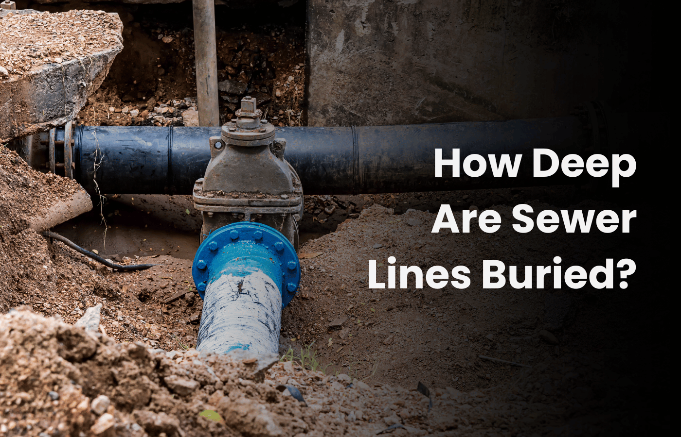 How Deep Are Sewer Lines Buried?