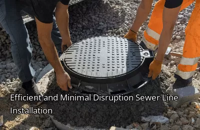 Efficient and Minimal Disruption Sewer Line Installation