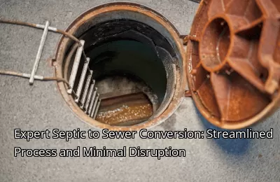 Expert Septic to Sewer Conversion: Streamlined Process and Minimal Disruption
