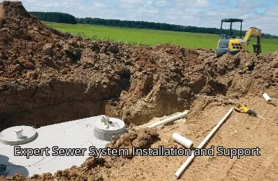 Expert Sewer System Installation and Support