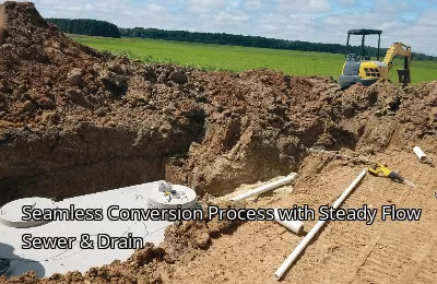 Seamless Conversion Process with Steady Flow Sewer & Drain