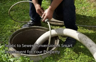 Septic to Sewer Conversion: A Smart Investment for Your Property