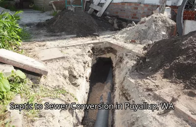 Septic to Sewer Conversion in Puyallup, WA