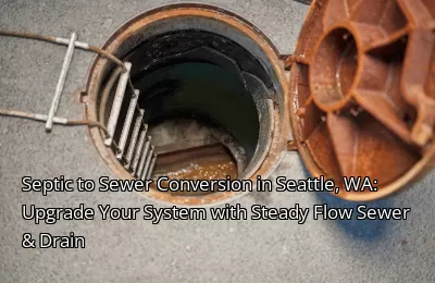 Septic to Sewer Conversion in Seattle, WA: Upgrade Your System with Steady Flow Sewer & Drain