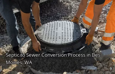 Septic to Sewer Conversion Process in Des Moines, WA