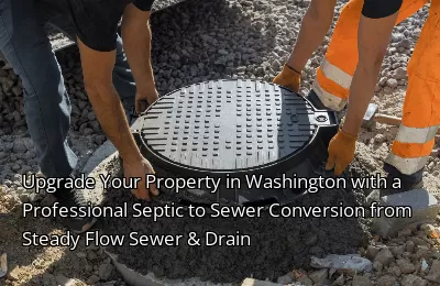 Upgrade Your Property in Washington with a Professional Septic to Sewer Conversion from Steady Flow Sewer & Drain