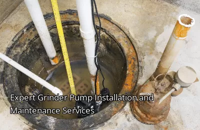 Expert Grinder Pump Installation and Maintenance Services