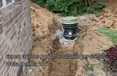 Expert Grinder Pump Installation Services in White Center, WA