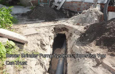 Sewer Grinder Pump Systems: Expertise You Can Trust