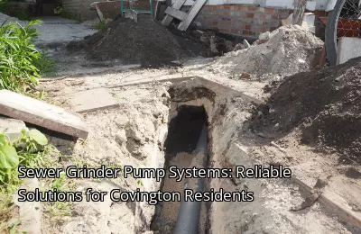 Sewer Grinder Pump Systems: Reliable Solutions for Covington Residents