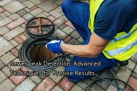 Sewer Leak Detection: Advanced Techniques for Precise Results Sewer Leak Detection: Advanced Techniques for Precise Results