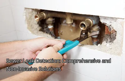 Sewer Leak Detection: Comprehensive and Non-Invasive Solutions Sewer Leak Detection: Comprehensive and Non-Invasive Solutions