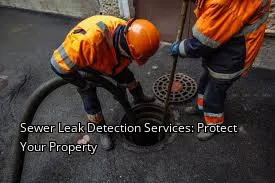 Sewer Leak Detection Services: Protect Your Property