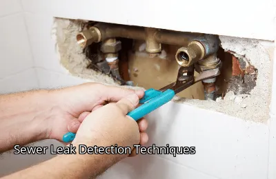 Sewer Leak Detection Techniques